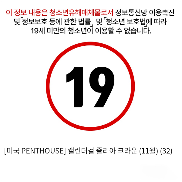 [미국 PENTHOUSE] 캘린더걸 줄리아 크라운 (11월) (32)